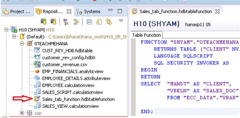 Functions These are used in expressions for retrieving information from the database. . Sap hana sql functions